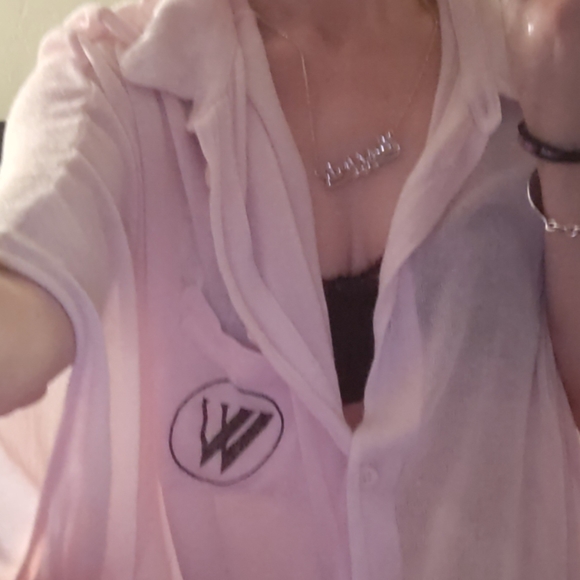 Sleeveless open shirt/cover-up - Picture 2 of 7